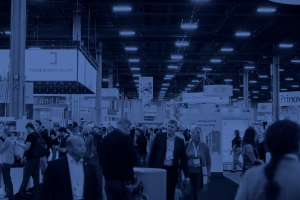 Visitors on the show floor of SupplySide West 2018