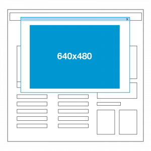 Website ad size - Welcome ad/Prestitial